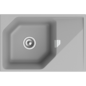 Мойка для кухни Rivelato Locus 75 grigio metallizzato серый