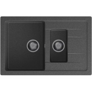 Мойка для кухни GranFest Quadro 775KL графит