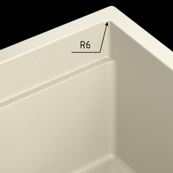 Мойка для кухни Rivelato LINO 554-R beige scuro