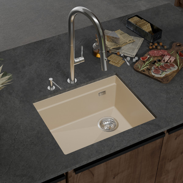 Мойка для кухни Rivelato LINO 554-R beige scuro