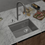 Мойка для кухни Rivelato LINO 554-R grigio metallizz