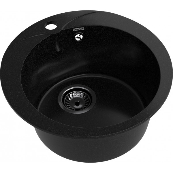 Мойка для кухни GranFest Rondo GF-R480 черный