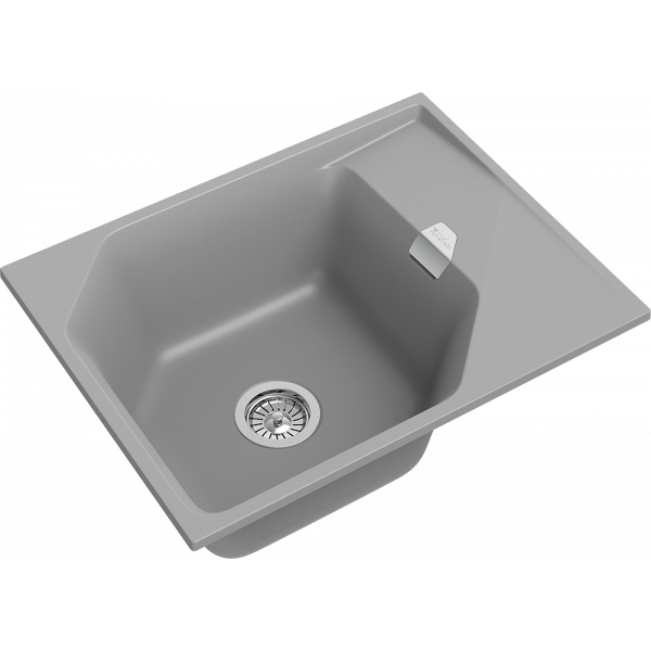 Мойка для кухни Rivelato Locus 65 grigio metallizzato серый