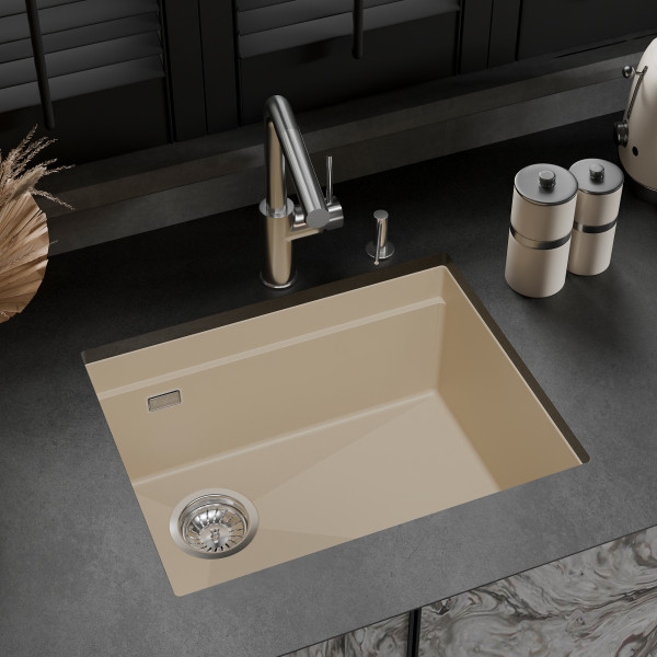 Мойка для кухни Rivelato LINO 554-L beige scuro