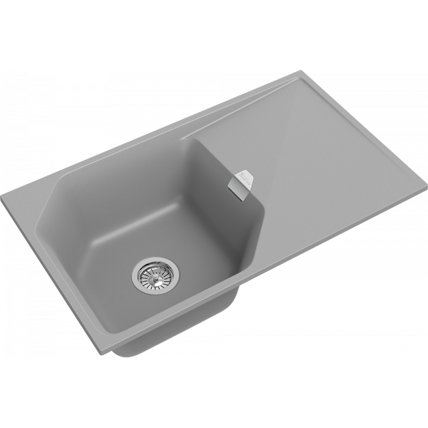 Мойка для кухни Rivelato Locus 85 grigio metallizzato серый
