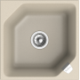 Мойка для кухни Rivelato Locus 50 beige scuro бежевый