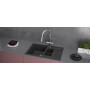 Кухонная мойка KUCHENSTERN PLAT 60-2 черный 207BL20