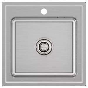 Кухонная мойка  Paulmark нержавеющая сталь FORA 50, PM195050-BS