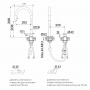 Смеситель для кухни ESTETICA, антрацит, Es218006-AN, Paulmark-Starke