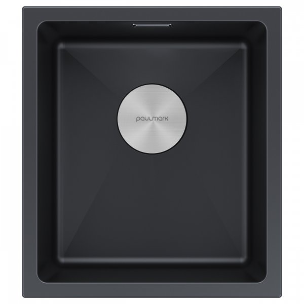 Мойка LUMI 41UNI, IT-GRANIT, LU41-AN, антрацит, 410х460, Paulmark