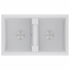 Кухонная мойка Paulmark Zwilling PM238150-WH Белый Кухонная мойка Paulmark Zwilling PM238150-WH Белый