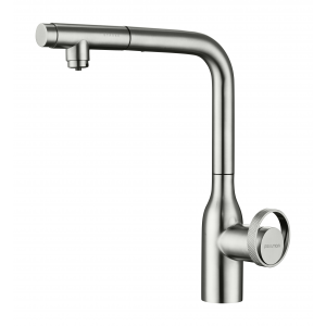 Смеситель для кухни URBAN, брашированная сталь, Ur213104-BS, Paulmark