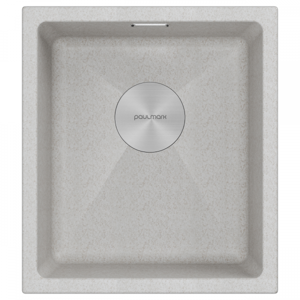 Мойка LUMI 41UNI, IT-GRANIT, LU41-BE, бежевый, 410х460, Paulmark