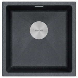 Мойка LUMI 45UNI, IT-GRANIT, LU45-DG, графит, 455х460, подст. мон. Paulmark