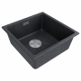 Мойка LUMI 45UNI, IT-GRANIT, LU45-DG, графит, 455х460, подст. мон. Paulmark