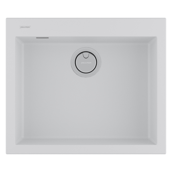 Мойка DECORATION 60, ACRYSTONE, PM936051-WH, WHITE, 600х510 мм, Paulmark