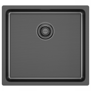 Мойка нерж. сталь VISTA 48, PM304844-GM, вороненая сталь, 480х440мм, Paulmark