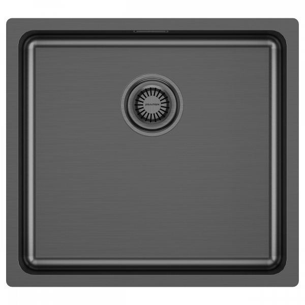 Мойка нерж. сталь VISTA 48, PM304844-GM, вороненая сталь, 480х440мм, Paulmark