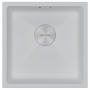 Мойка LUMI 45UNI, IT-GRANIT, LU45-WH, белый, 455х460, Paulmark