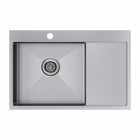 Кухонная мойка Paulmark Atlan 78 L PM217851-BSL Брашированная сталь Кухонная мойка Paulmark Atlan 78 L PM217851-BSL Брашированная сталь