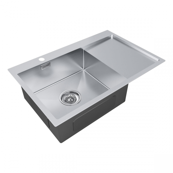 Кухонная мойка Paulmark Atlan 78 L PM217851-BSL Брашированная сталь