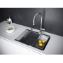Мойка LUMI 55UNI, IT-GRANIT, LU55-DG, графит, 555х460, Paulmark