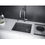 Мойка LUMI 55UNI, IT-GRANIT, LU55-DG, графит, 555х460, Paulmark