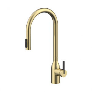 Смеситель для кухни UNIVERSAL, светлое золото, Un213880-LG, Paulmark