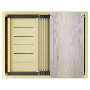 Мойка нерж. сталь NEXT-MULTI SINK 58 UNI, PM785845-LG, светлое золото, 580х450мм, Paulmark Мойка нерж. сталь NEXT-MULTI SINK 58 UNI, PM785845-LG, светлое золото, 580х450мм, Paulmark