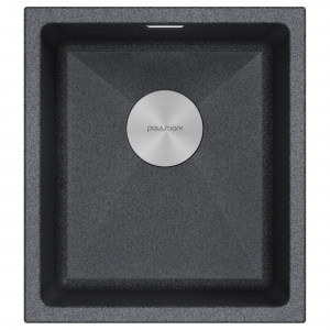 Мойка LUMI 41UNI, IT-GRANIT, LU41-DG, графит, 410х460, Paulmark
