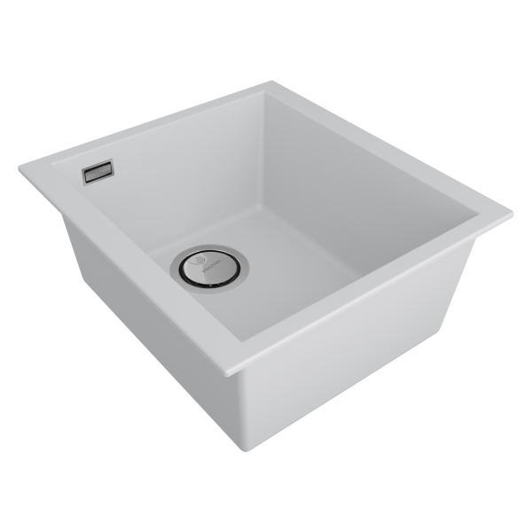 Мойка NEO CLASSIC 41, ACRYSTONE, PM964144-WH, WHITE, 410х435 мм, Paulmark