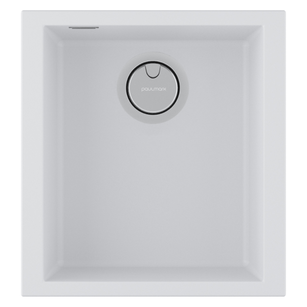 Мойка NEO CLASSIC 41, ACRYSTONE, PM964144-WH, WHITE, 410х435 мм, Paulmark