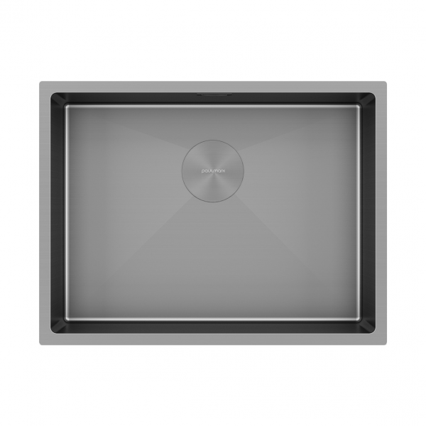 Мойка нерж. сталь NEXT 58 UNI, PM215844-MG, матовый серый, 580х440мм, Paulmark 1,2мм