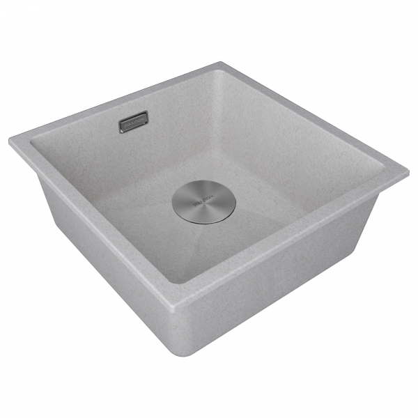 Мойка LUMI 45UNI-SKEW, IT-GRANIT, LU45SK-BE, бежевый, 455х440, Paulmark