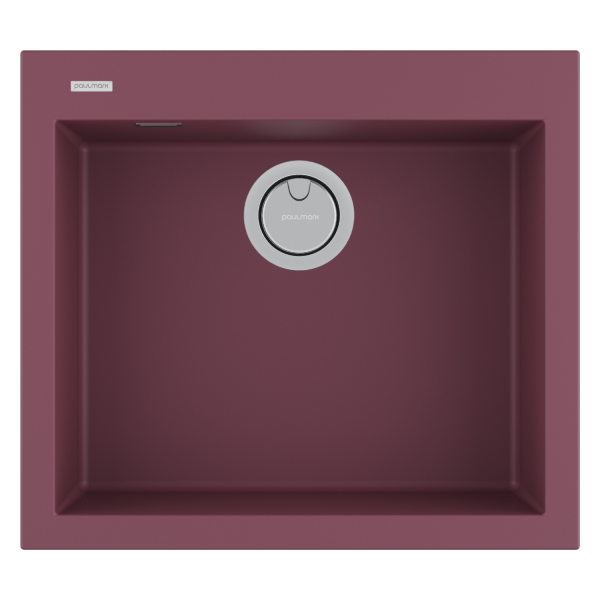 Мойка DECORATION 56, ACRYSTONE, PM935650-ME, MERLOT, 560х500 мм, Paulmark