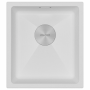 Мойка LUMI 41UNI, IT-GRANIT, LU41-WH, белый, 410х460, Paulmark