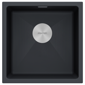 Мойка LUMI 45UNI, IT-GRANIT, LU45-AN, антрацит, 455х460, Paulmark