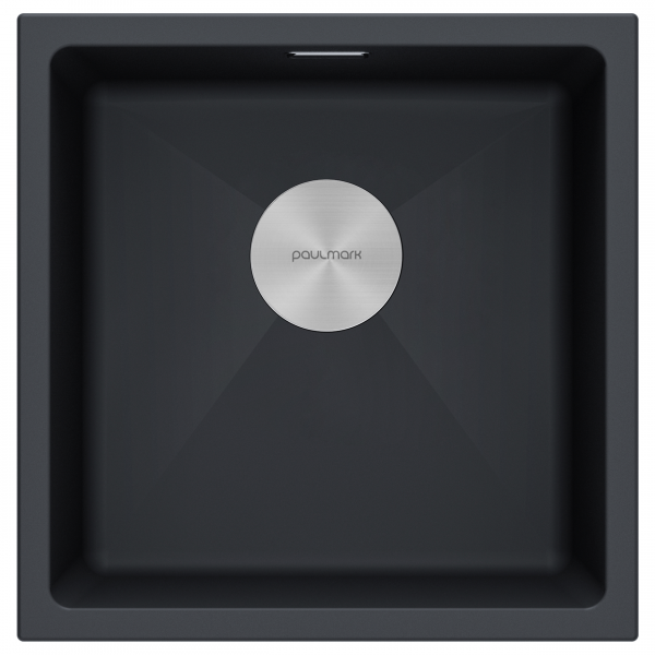 Мойка LUMI 45UNI, IT-GRANIT, LU45-AN, антрацит, 455х460, Paulmark