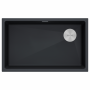 Мойка LUMI 74UNI-SKEW, IT-GRANIT, LU74SK-AN, антрацит, 740х440, Paulmark