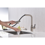 Смеситель для кухни VIPER, брашированная сталь, Vi213105-BS, Paulmark