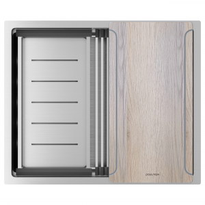 Мойка нерж. сталь NEXT-MULTI SINK 54 UNI, PM785445-BS, брашированная нерж.сталь, 540х450мм, Paulmark