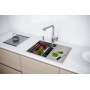 Мойка нерж. сталь NEXT-MULTI SINK 54 UNI, PM785445-BS, брашированная нерж.сталь, 540х450мм, Paulmark