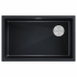 Мойка LUMI 74UNI-SKEW, IT-GRANIT, LU74SK-BLM, черный, 740х440, Paulmark