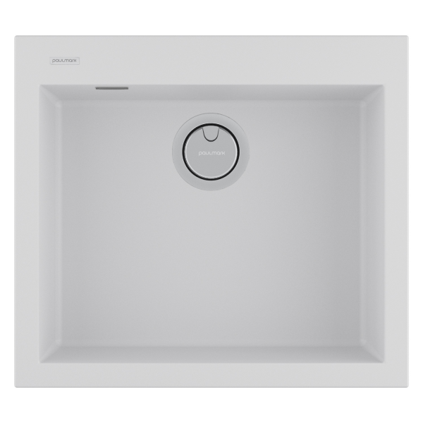 Мойка DECORATION 56, ACRYSTONE, PM935650-WH, WHITE, 560х500 мм, Paulmark