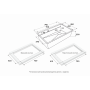 Мойка нерж. сталь NEXT-MULTI SINK 74 UNI, PM787445-LG, светлое золото, 740х450мм, Paulmark