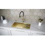 Мойка нерж. сталь NEXT-MULTI SINK 74 UNI, PM787445-LG, светлое золото, 740х450мм, Paulmark