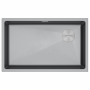 Мойка LUMI 74UNI-SKEW, IT-GRANIT, LU74SK-GRM, серый металлик, 740х440, Paulmark