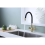 Смеситель для кухни SALIX, золото, Sa213419-G, Paulmark