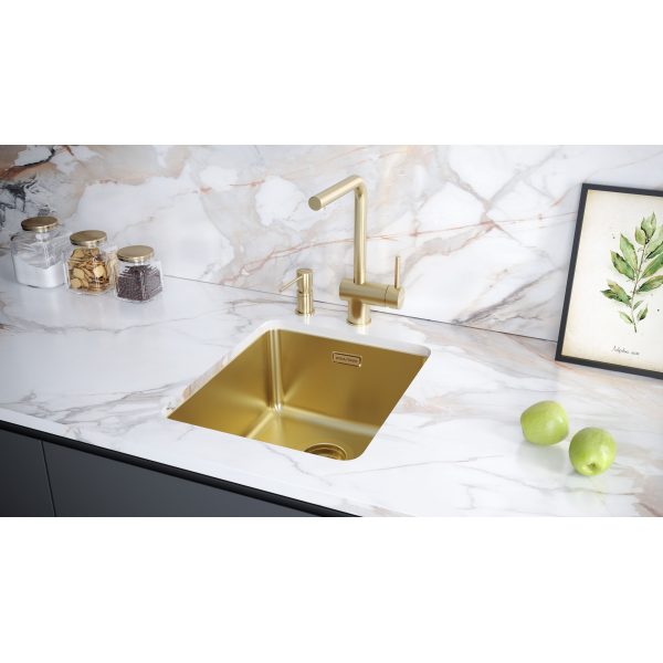Смеситель для кухни SPRING, светлое золото, Sp212067-LG, Paulmark