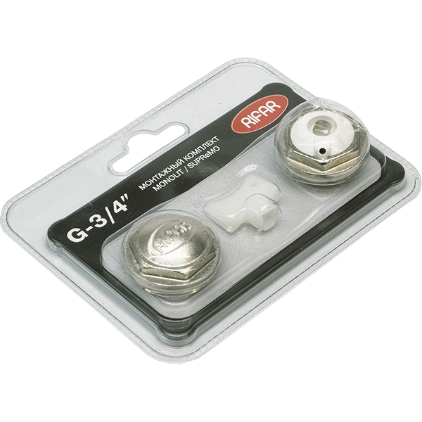 Монтажный комплект RIFAR 3/4" для радиаторов cерий Monolit, Supremo